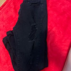 Bluenotes ripped black jeans